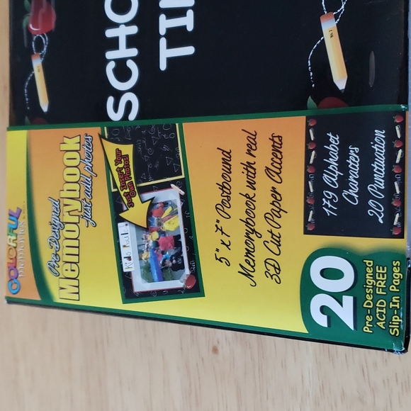 School Time 5x7 Pre-designed Memory Book - Picture 2 of 11